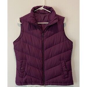 Women's Purple Quilted Vest